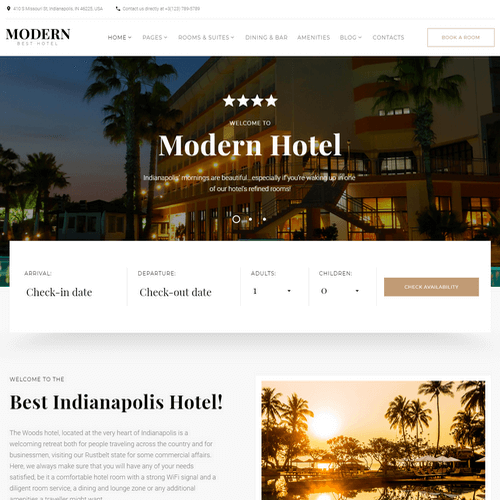 Tính năng nổi trội của website nhà hàng khách sạn