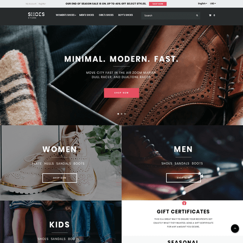 Thiết kế website thời trang đẹp mắt, ấn tượng, thúc đẩy doanh thu