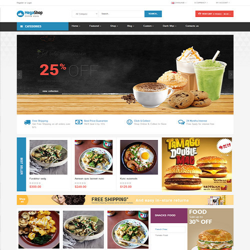 Thiết kế Website ẩm thực 0016